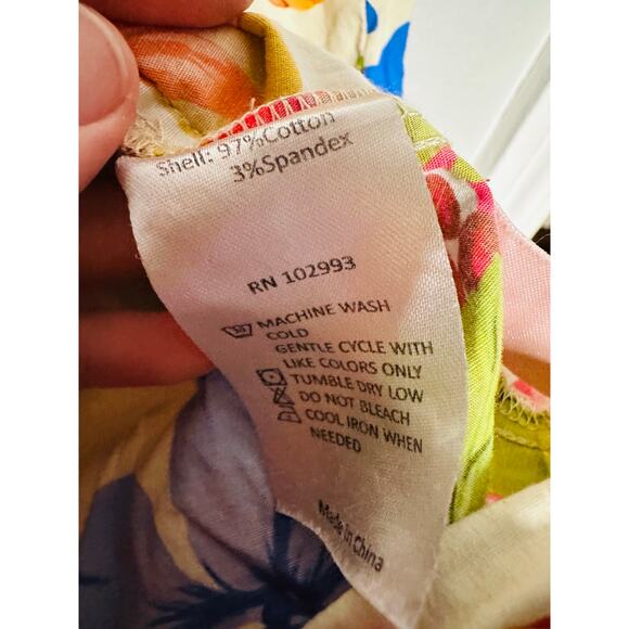 MARISSA WEBB x RTR Multicolor Floral Shift Sleeveless Tiered Mini Dress Size 0 - Picture 8 of 11